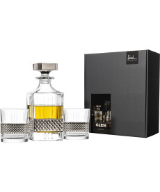 Whisky Set GLEN platin im Festivity Geschenkkarton