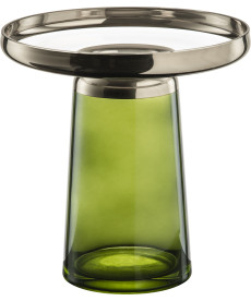 Vase LIV 30 cm grün platin