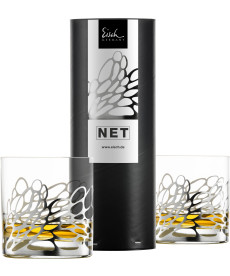 Whiskyglas NET - 2 Stück in Geschenkröhre