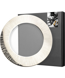 Teller ELIOR platin 32 cm - im Geschenkkarton
