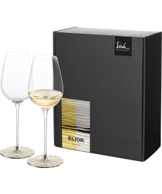 Allroundglas ELIOR SENSISPLUS platin ERFRISCHEND & LEICHT - 2 Stück im Geschenkkarton