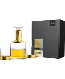 Whisky Set ELIOR gold Festivity Geschenkkarton