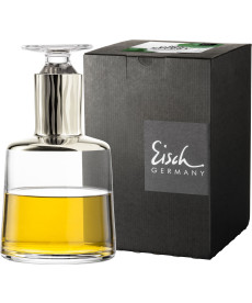 Whisky Karaffe ELIOR platin im Geschenkkarton