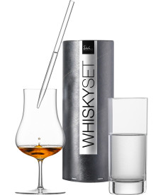 Whiskyglas-Geschenkset Malt Whiskyglas Unity SENSISPLUS mit Wasserbecher & Pipette