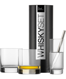 Whiskyglas Set - in Geschenkröhre Gentleman