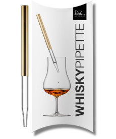 Whisky Pipette gold Gentleman im Geschenkkarton