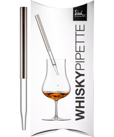 Whisky Pipette platin Gentleman im Geschenkkarton