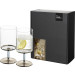 Wasser- /Cocktailglas ADELINE platin - 2 Stück im Geschenkkarton