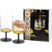 Cocktailgläser Secco Flavoured gold/schwarz - 2 Stück im Geschenkkarton